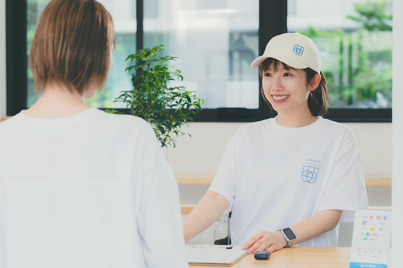 shell レンタカー　受付